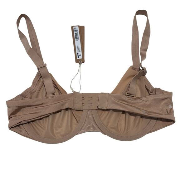 SKIMS No show molded unlined Demi clay Tan Underwire Bra NEW Size 34C - Picture 5 of 9